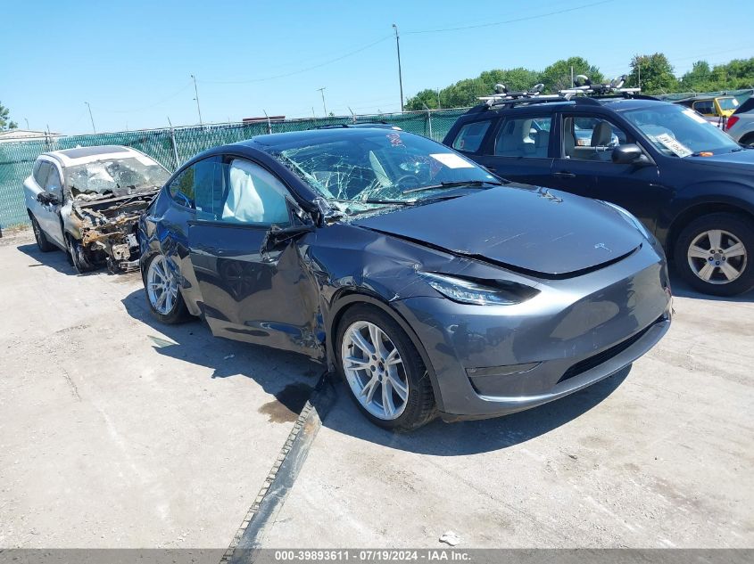 2022 TESLA MODEL Y LONG RANGE DUAL MOTOR ALL-WHEEL DRIVE