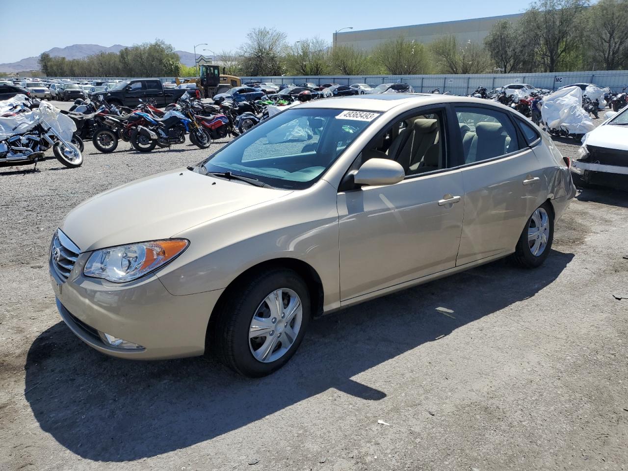 2010 HYUNDAI ELANTRA BLUE