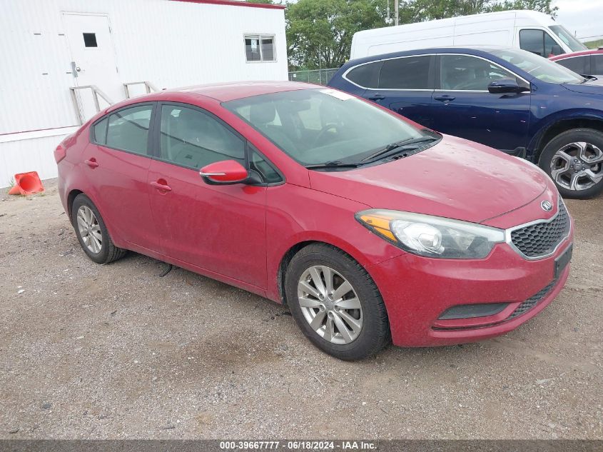 2016 KIA FORTE LX