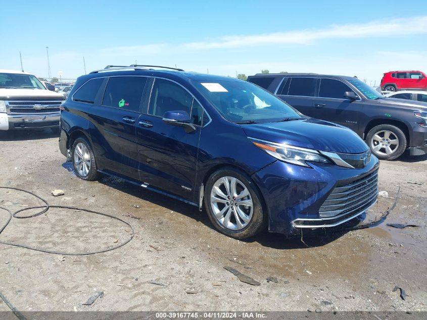 2021 TOYOTA SIENNA PLATINUM