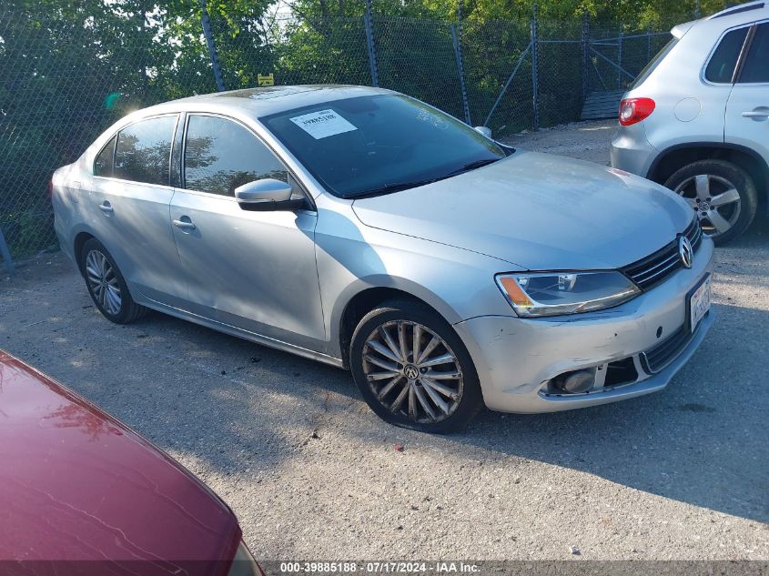 2012 VOLKSWAGEN JETTA 2.5L SEL