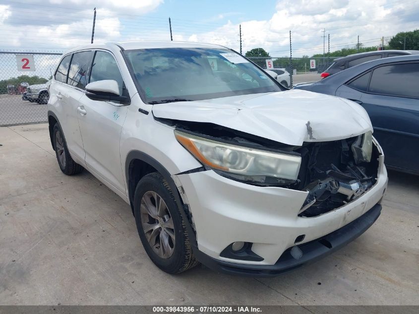 2015 TOYOTA HIGHLANDER LE PLUS V6