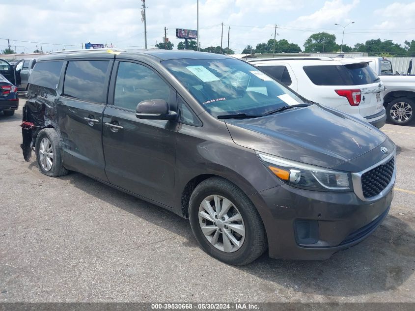 2017 KIA SEDONA LX