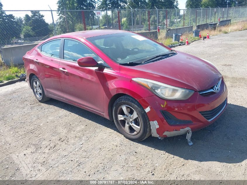 2014 HYUNDAI ELANTRA SE