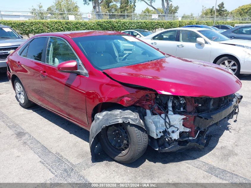 2016 TOYOTA CAMRY LE