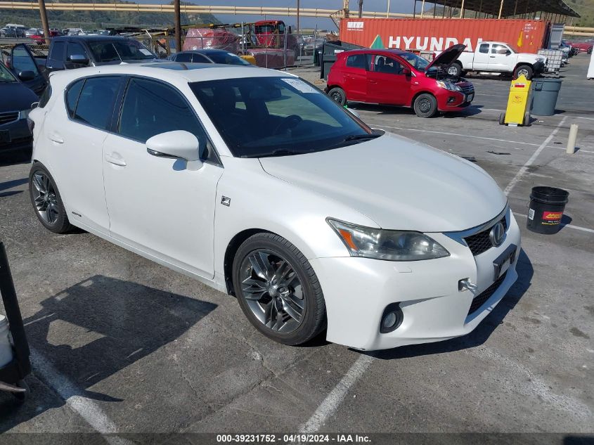 2012 LEXUS CT 200H PREMIUM