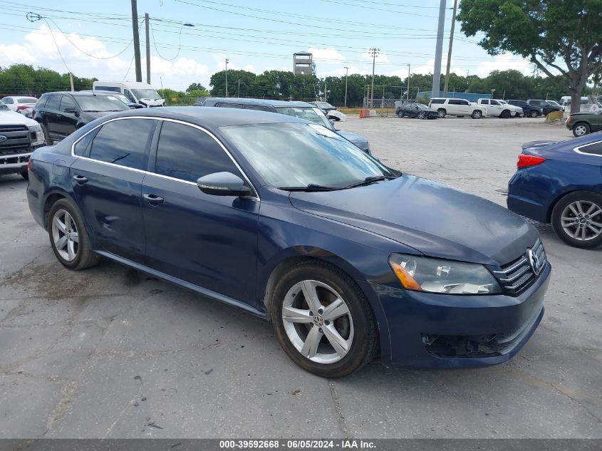 2012 VOLKSWAGEN PASSAT 2.5L SE