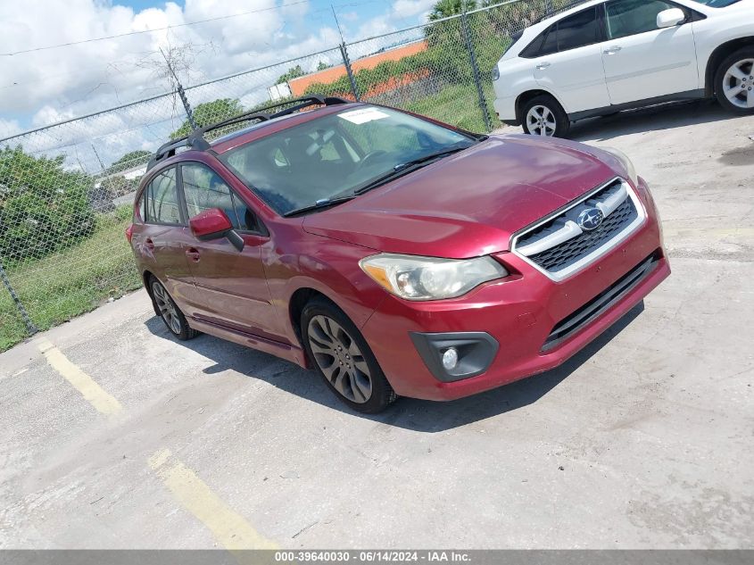 2012 SUBARU IMPREZA 2.0I SPORT LIMITED