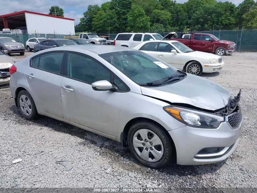 2015 KIA FORTE LX