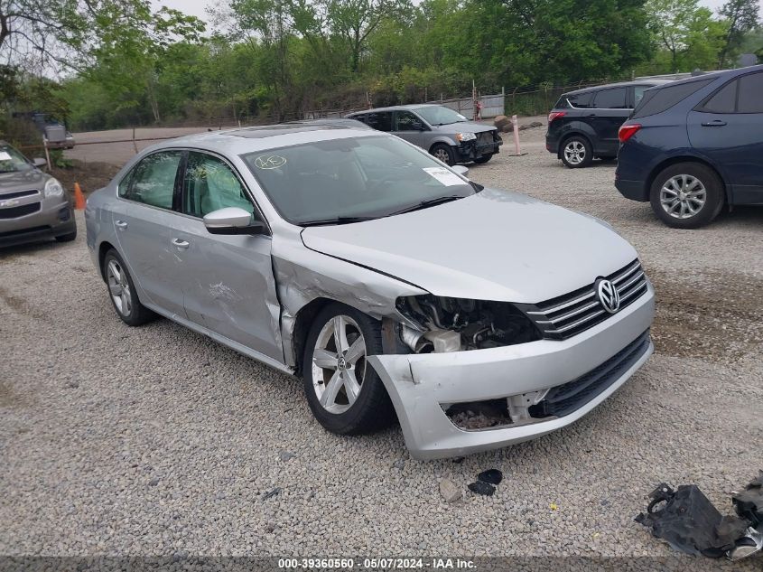 2013 VOLKSWAGEN PASSAT 2.5L SE