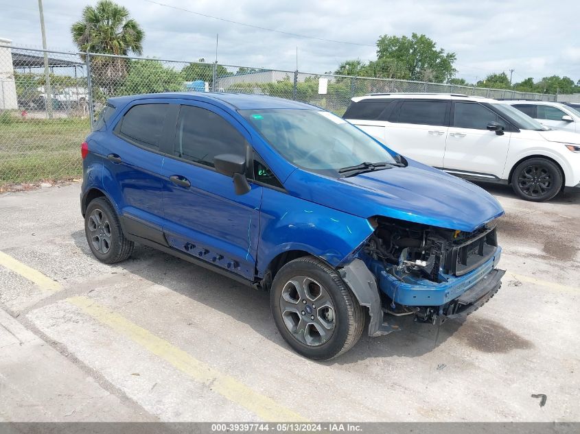 2020 FORD ECOSPORT S