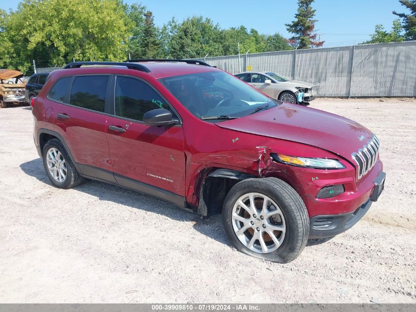 2016 JEEP CHEROKEE SPORT