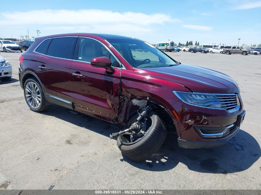 2017 LINCOLN MKX RESERVE