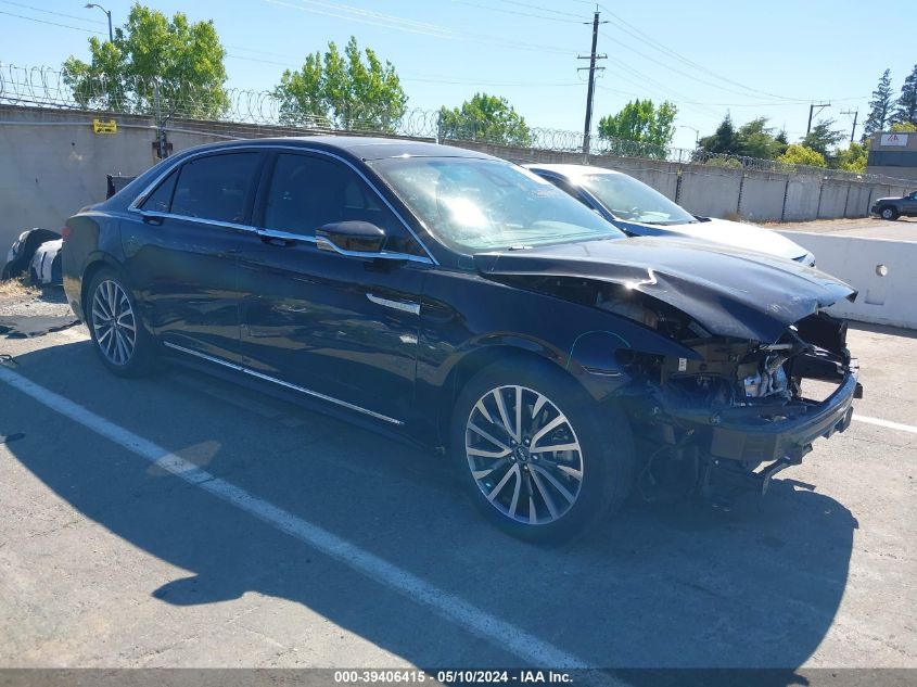 2019 LINCOLN CONTINENTAL SELECT