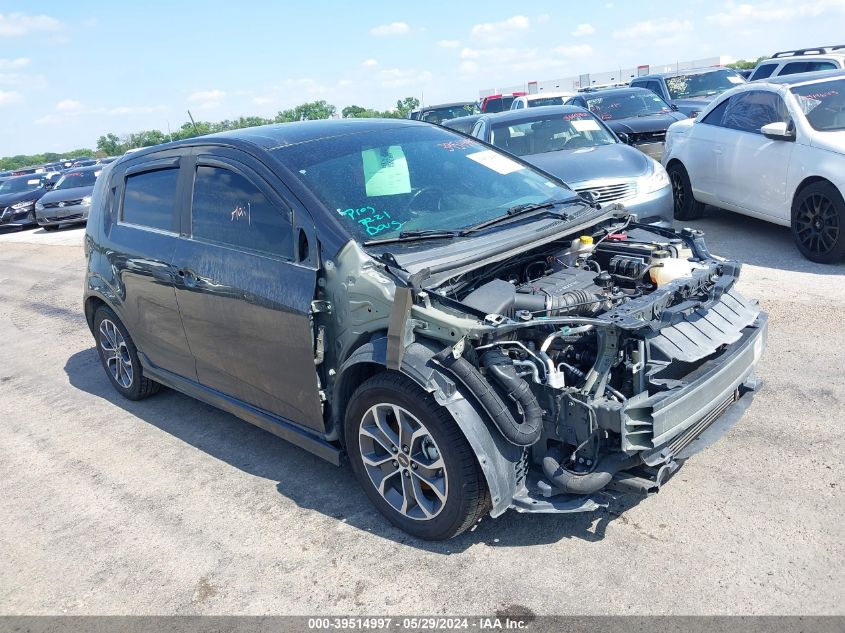 2017 CHEVROLET SONIC LT MANUAL