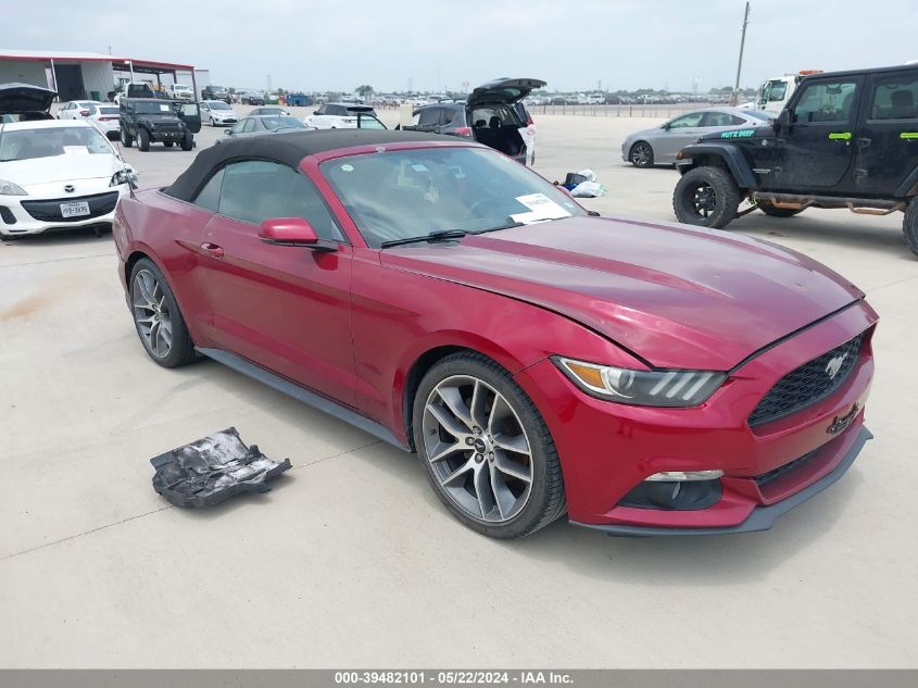 2016 FORD MUSTANG ECOBOOST PREMIUM