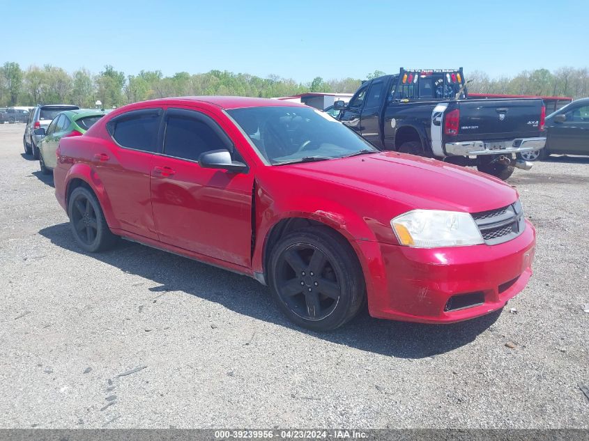 2013 DODGE AVENGER SE