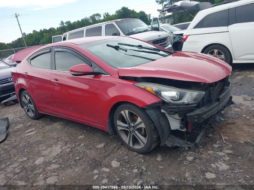 2016 HYUNDAI ELANTRA SPORT