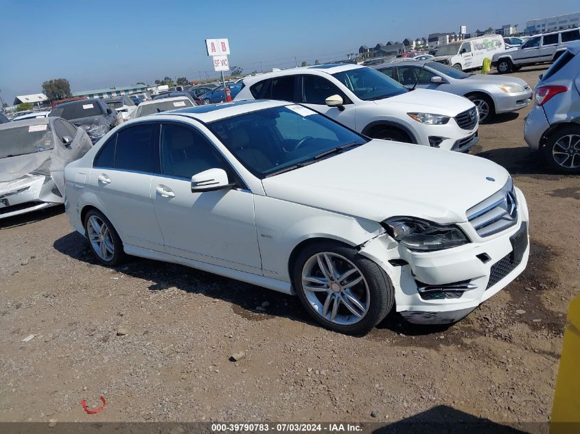 2012 MERCEDES-BENZ C 250 LUXURY/SPORT