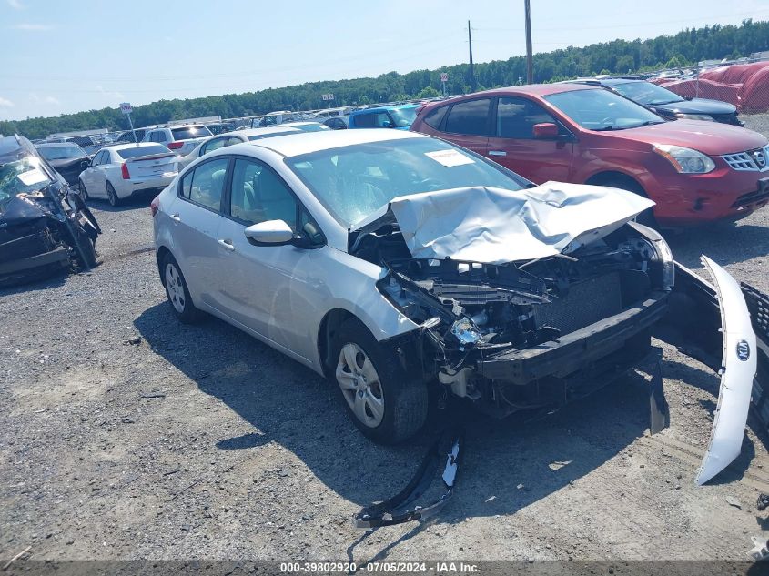 2017 KIA FORTE LX