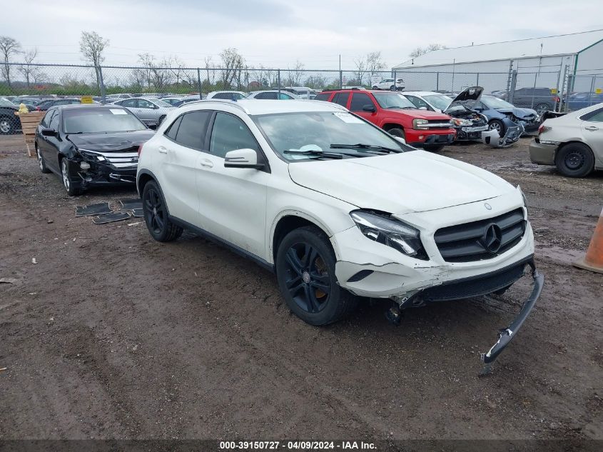 2015 MERCEDES-BENZ GLA 250 4MATIC