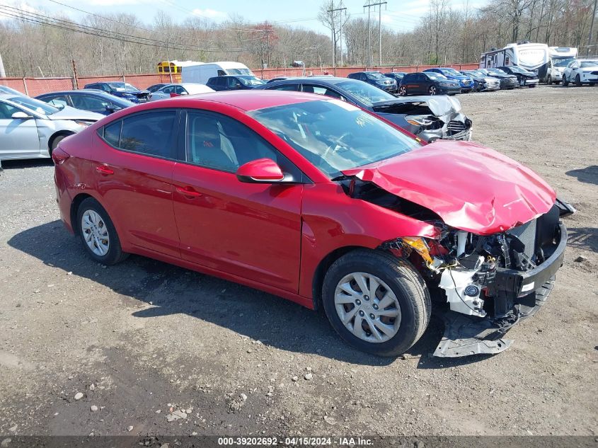 2018 HYUNDAI ELANTRA SE