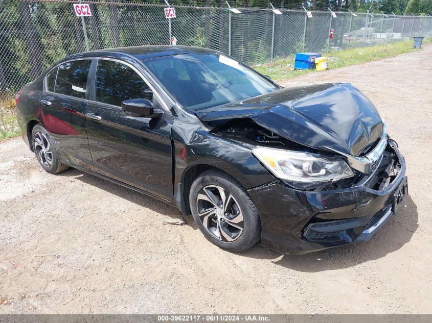 2016 HONDA ACCORD LX