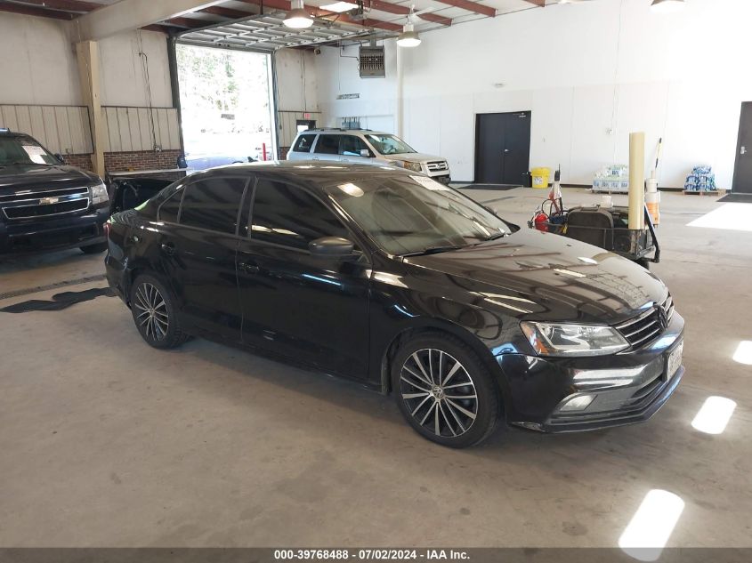 2016 VOLKSWAGEN JETTA SPORT