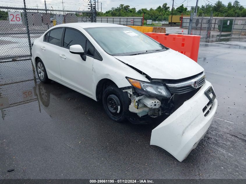 2012 HONDA CIVIC LX