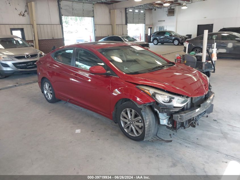 2015 HYUNDAI ELANTRA SE/SPORT/LIMITED