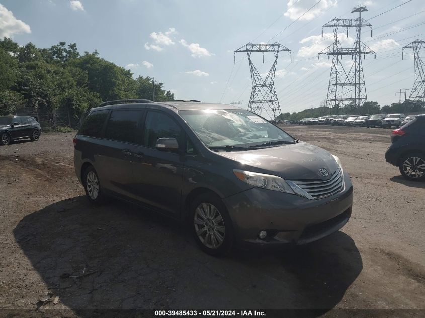 2013 TOYOTA SIENNA LIMITED 7 PASSENGER