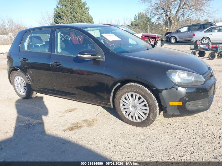 2011 VOLKSWAGEN GOLF 2.5L 4-DOOR