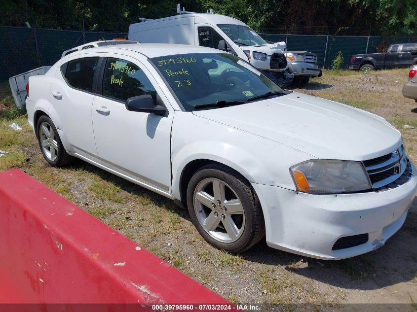 2013 DODGE AVENGER SE