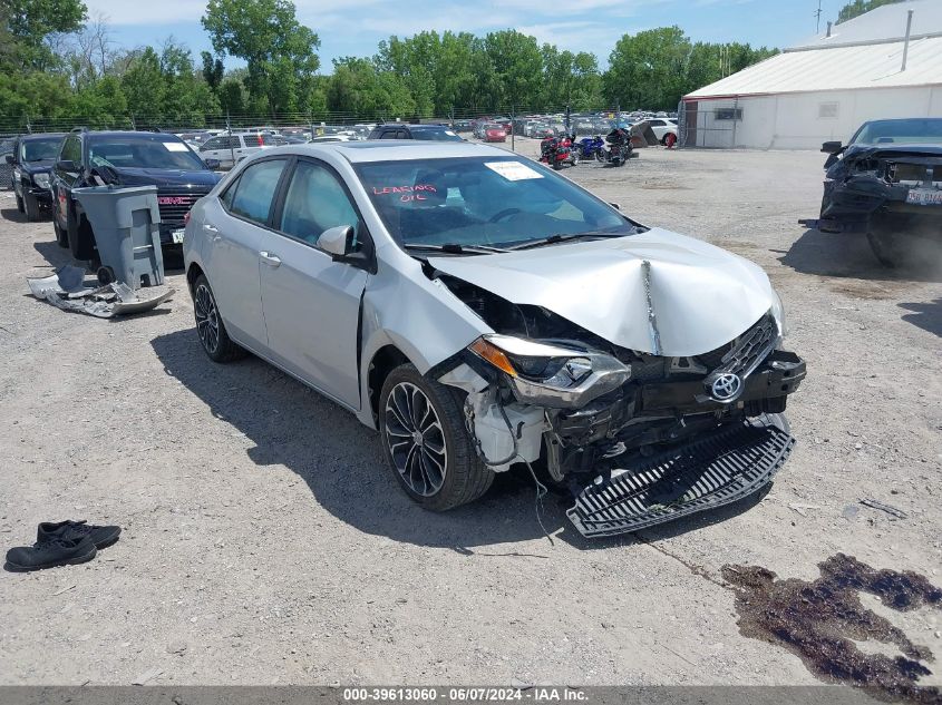 2016 TOYOTA COROLLA S PLUS