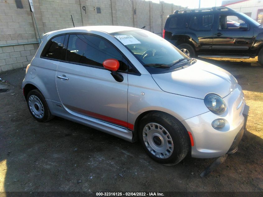 2014 FIAT 500E BATTERY ELECTRIC