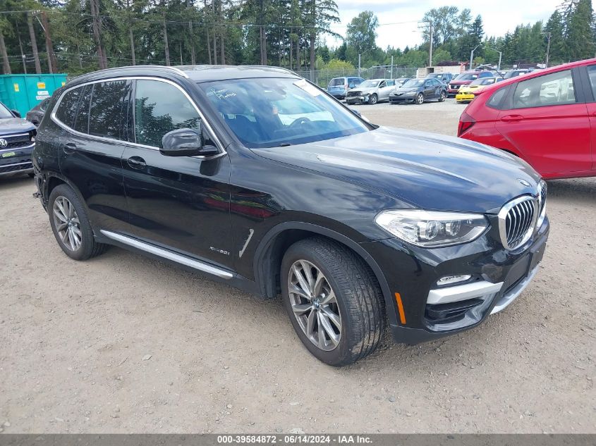 2018 BMW X3 XDRIVE30I