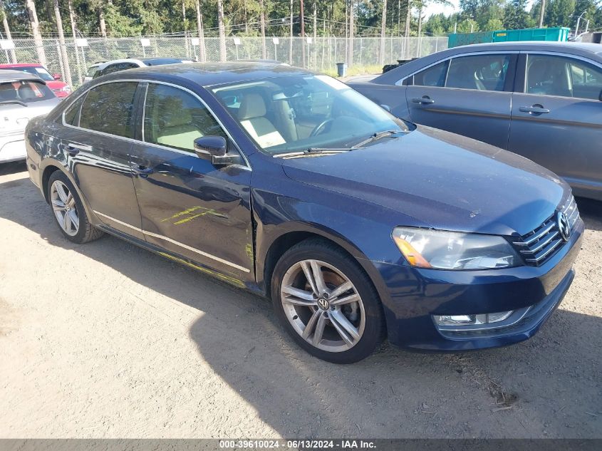 2014 VOLKSWAGEN PASSAT 2.0L TDI SE