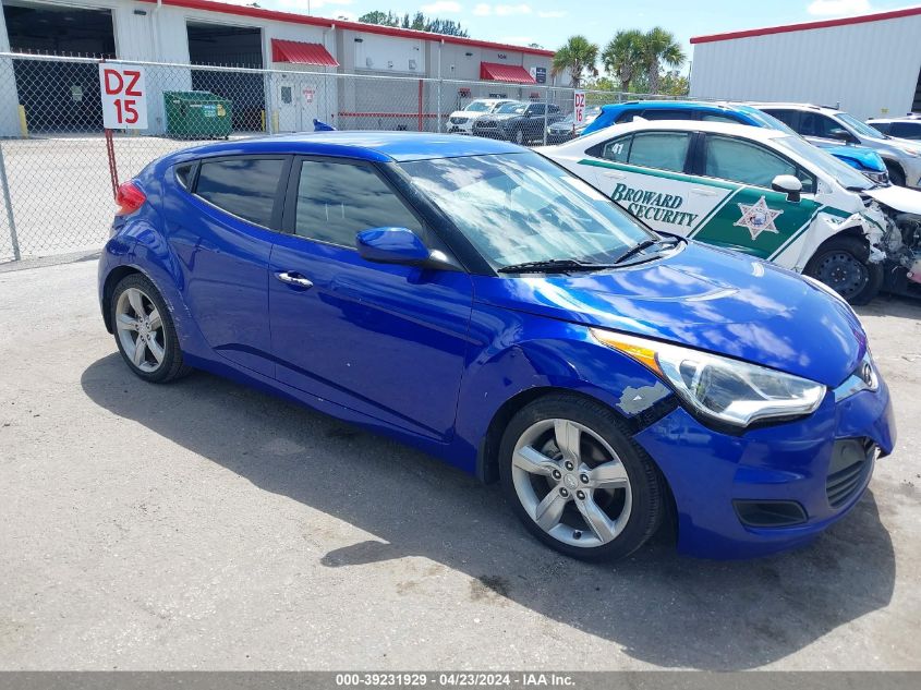 2012 HYUNDAI VELOSTER BASE W/BLACK