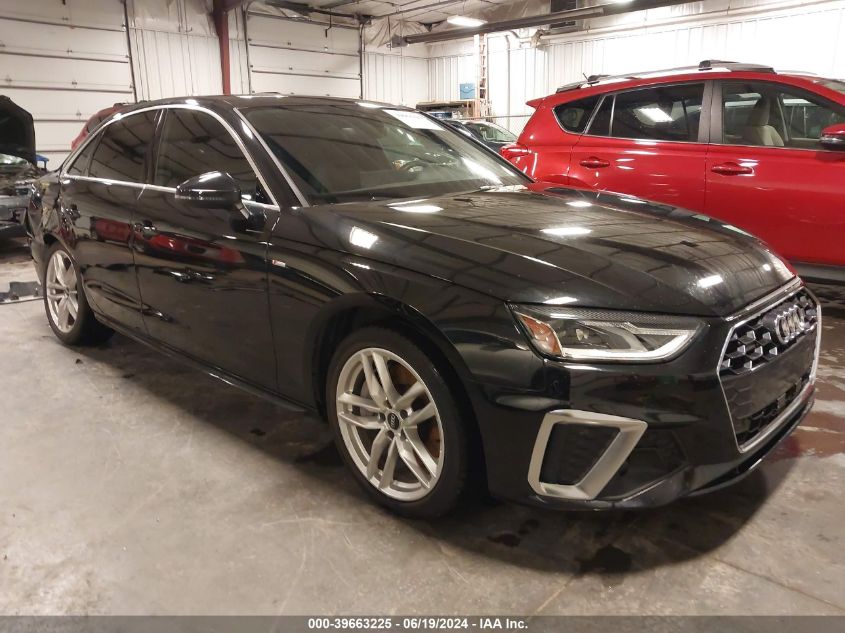 2020 AUDI A4 PREMIUM 45 TFSI QUATTRO S TRONIC