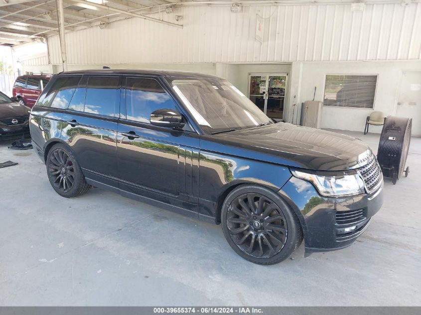 2017 LAND ROVER RANGE ROVER 3.0L V6 SUPERCHARGED HSE