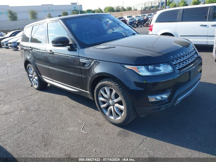 2016 LAND ROVER RANGE ROVER SPORT 3.0L V6 TURBOCHARGED DIESEL HSE TD6