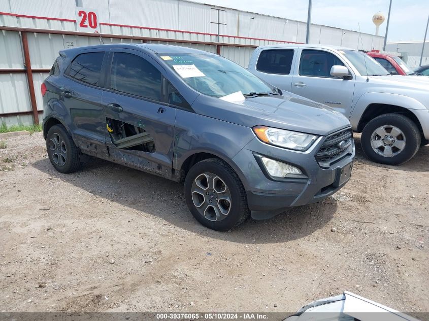 2018 FORD ECOSPORT S