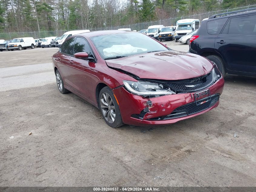 2016 CHRYSLER 200 S